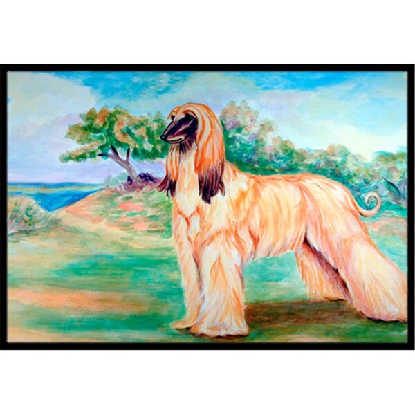 Carolines Treasures 18 x 27 in. Afghan Hound Indoor Outdoor Mat 7138MAT - main